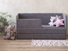 Диван-кровать Happy (темно-серый) в Норильске - norilsk.mebel-nsk.ru | фото