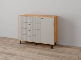 Комод «Катрин-13» (дуб крафт золотой/сантьяго софт) в Норильске - norilsk.mebel-nsk.ru | фото