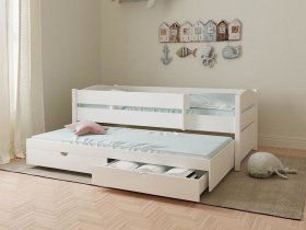 Кровать двухуровневая с ящиками «Лапландия» в Норильске - norilsk.mebel-nsk.ru | фото