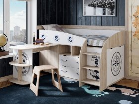 Кровать комбинированная «Немо» в Норильске - norilsk.mebel-nsk.ru | фото