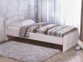 Кровать односпальная 80 с низкой спинкой (ясень шимо светлый) в Норильске - norilsk.mebel-nsk.ru | фото