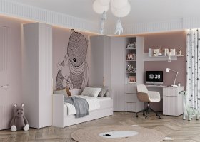 Модульная детская «Тефия» (тефия/софт сантьяго) в Норильске - norilsk.mebel-nsk.ru | фото