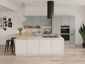 Модульная кухня Перо 3,4м (оазис) в Норильске - norilsk.mebel-nsk.ru | фото