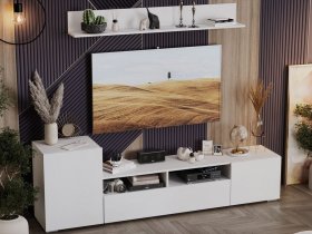 Стенка «Сильвия» (белый ясень) в Норильске - norilsk.mebel-nsk.ru | фото